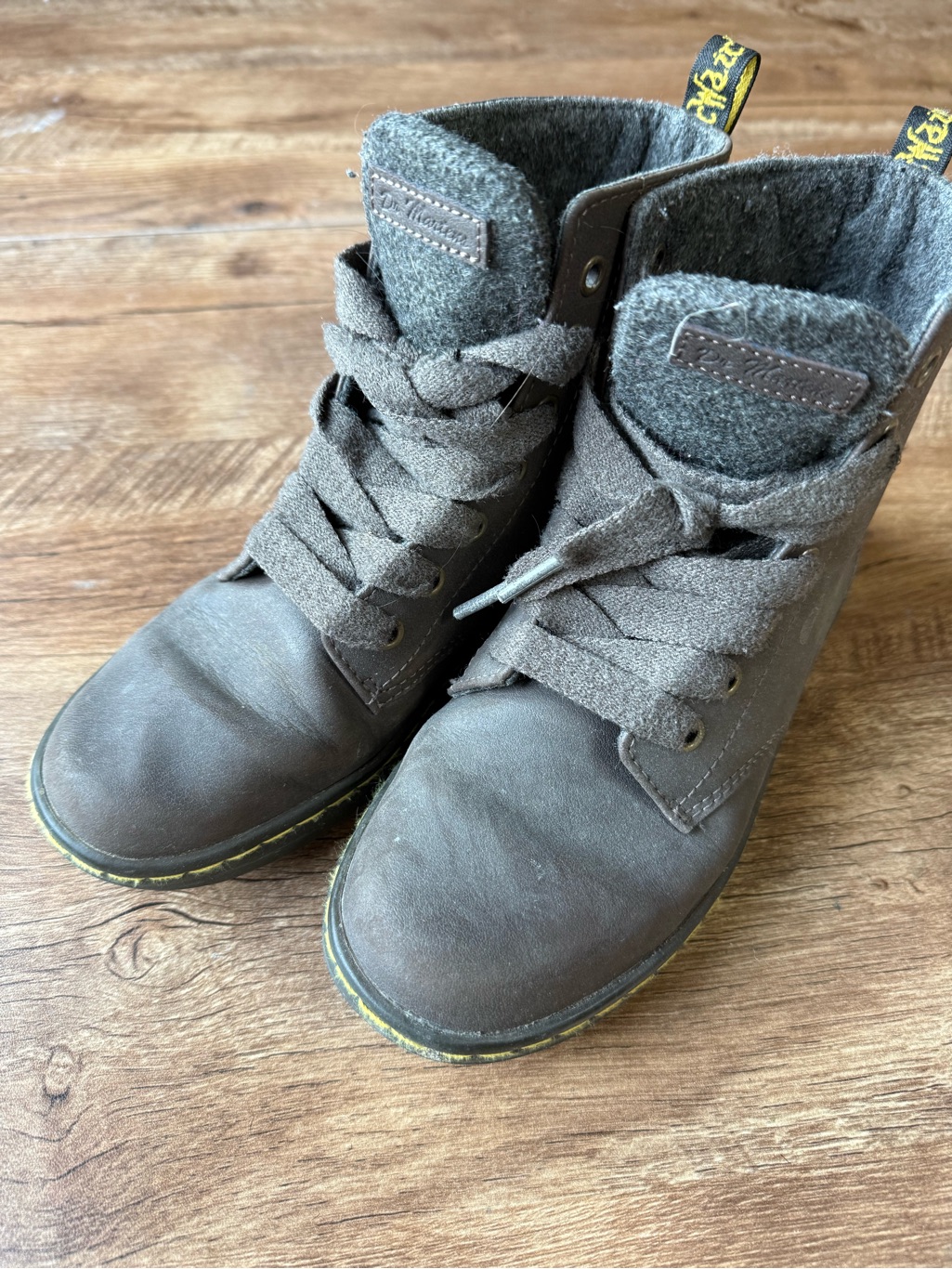 Dr. Martens Brown Lace-Up Women's Boots